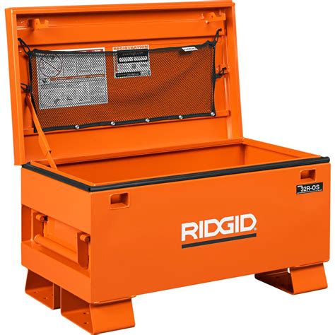 rolling metal jobsite box rigid|ridgid job site storage box.